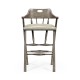Smokers Style Antique Dark Grey Bar Stool