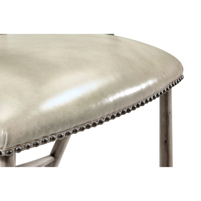 Smokers Style Antique Dark Grey Bar Stool