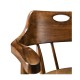 Smokers Style Country Walnut Bar Stool