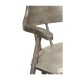 Smokers Style Antique Dark Grey Counter Stool