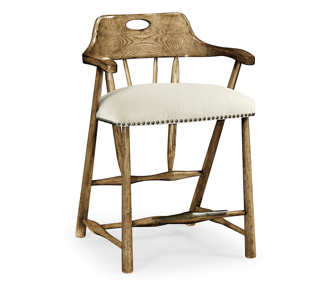Smokers Style Medium Driftwood Counter Stool Smokers Style Medium Driftwood Counter Stool