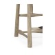 Smokers Style Grey Oak Counter Stool