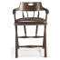 Smokers Style Dark Oak Counter Stool