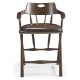 Smokers Style Dark Oak Counter Stool
