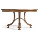 Round Caledonian Daniella & Burl Walnut Dining Table 60