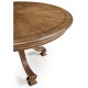 Round Caledonian Daniella & Burl Walnut Dining Table 60