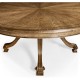 Round Caledonian Daniella & Burl Walnut Dining Table 72