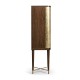 Handpainted on Light Gold Foil Drinks Cabinet