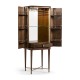 Handpainted on Light Gold Foil Drinks Cabinet