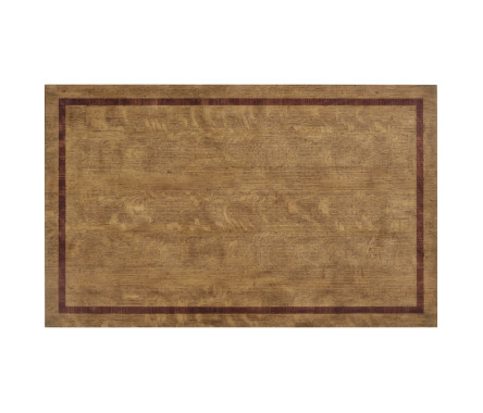 Small English Brown Oak & Iron Coffee Table
