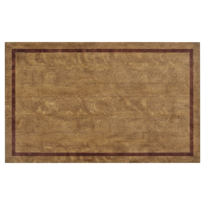 Small English Brown Oak & Iron Coffee Table