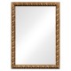 Large Rectangular English Brown Oak Hanging Mirror