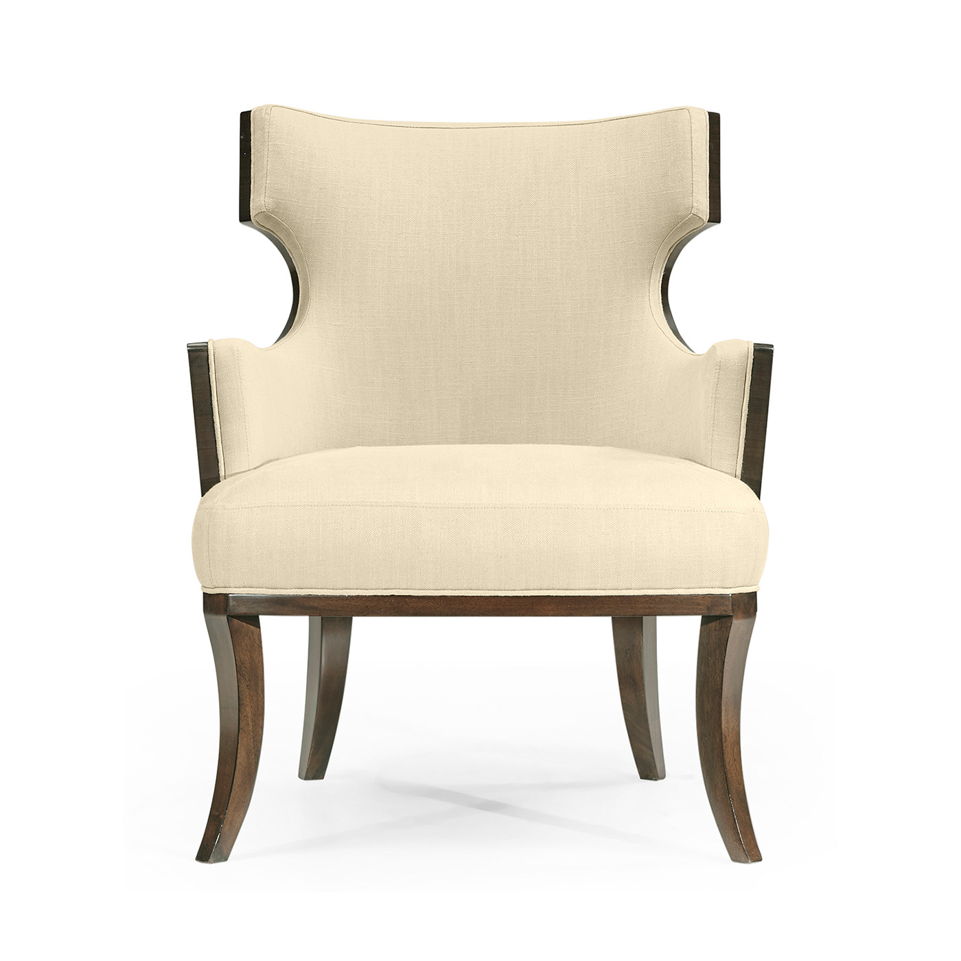 Dark Santos Winged Back Occasional Chair