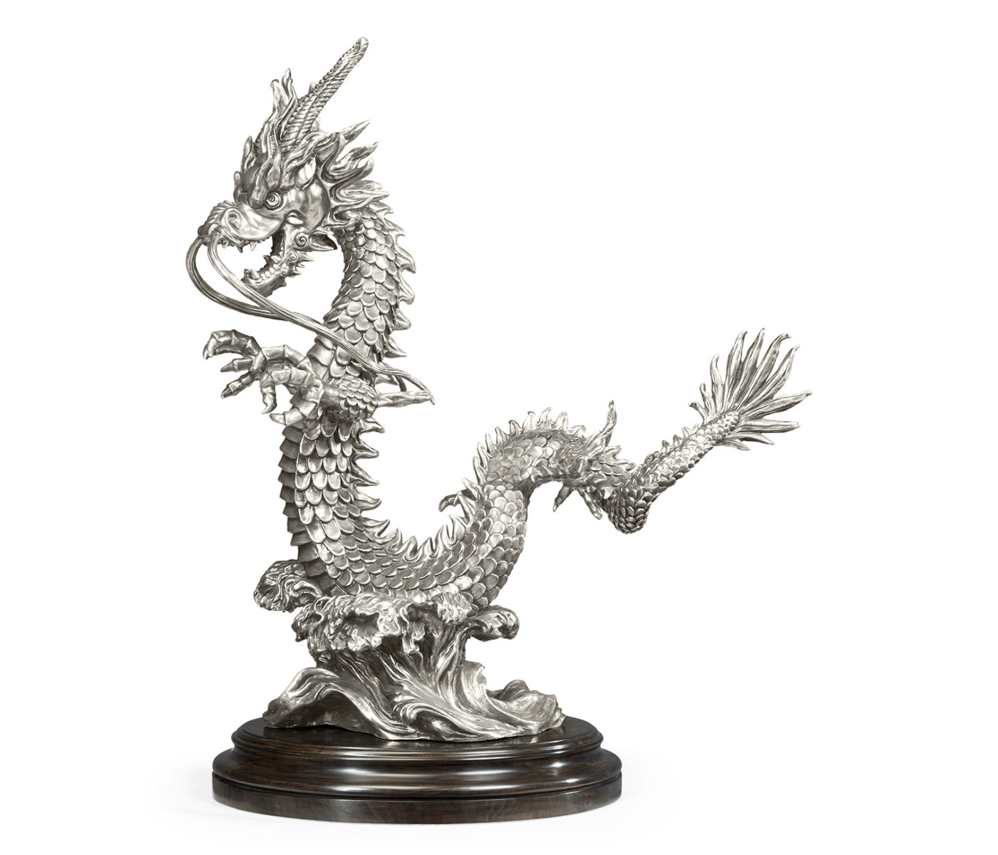 Antique Stainless Steel Dragon Statue
