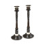 A Pair of Charcoal & White Candlesticks