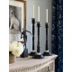 A Pair of Charcoal & White Candlesticks