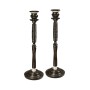 A Pair of Charcoal Candlesticks