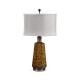 Hexagonal Dijon Burl Table Lamp