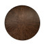 Round Dark Santos & Brass Centre Table