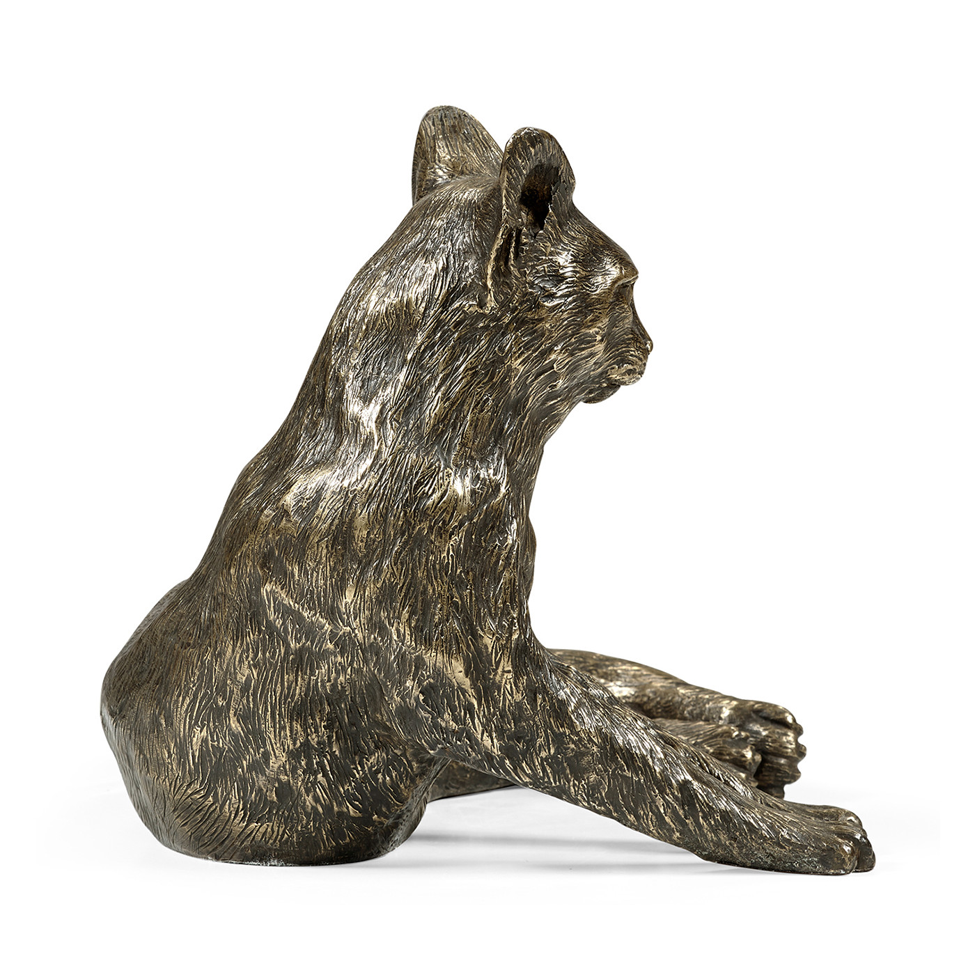 Antique Dark Bronze Cat