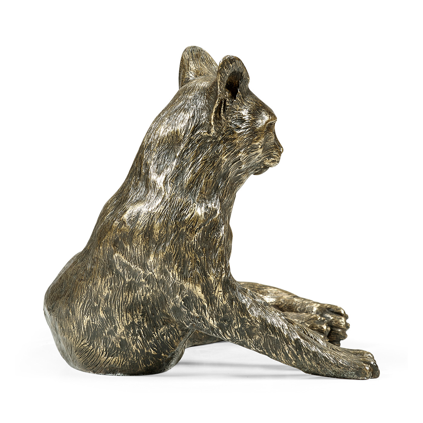 Antique Dark Bronze Cat
