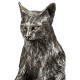 Antique Dark Bronze Cat