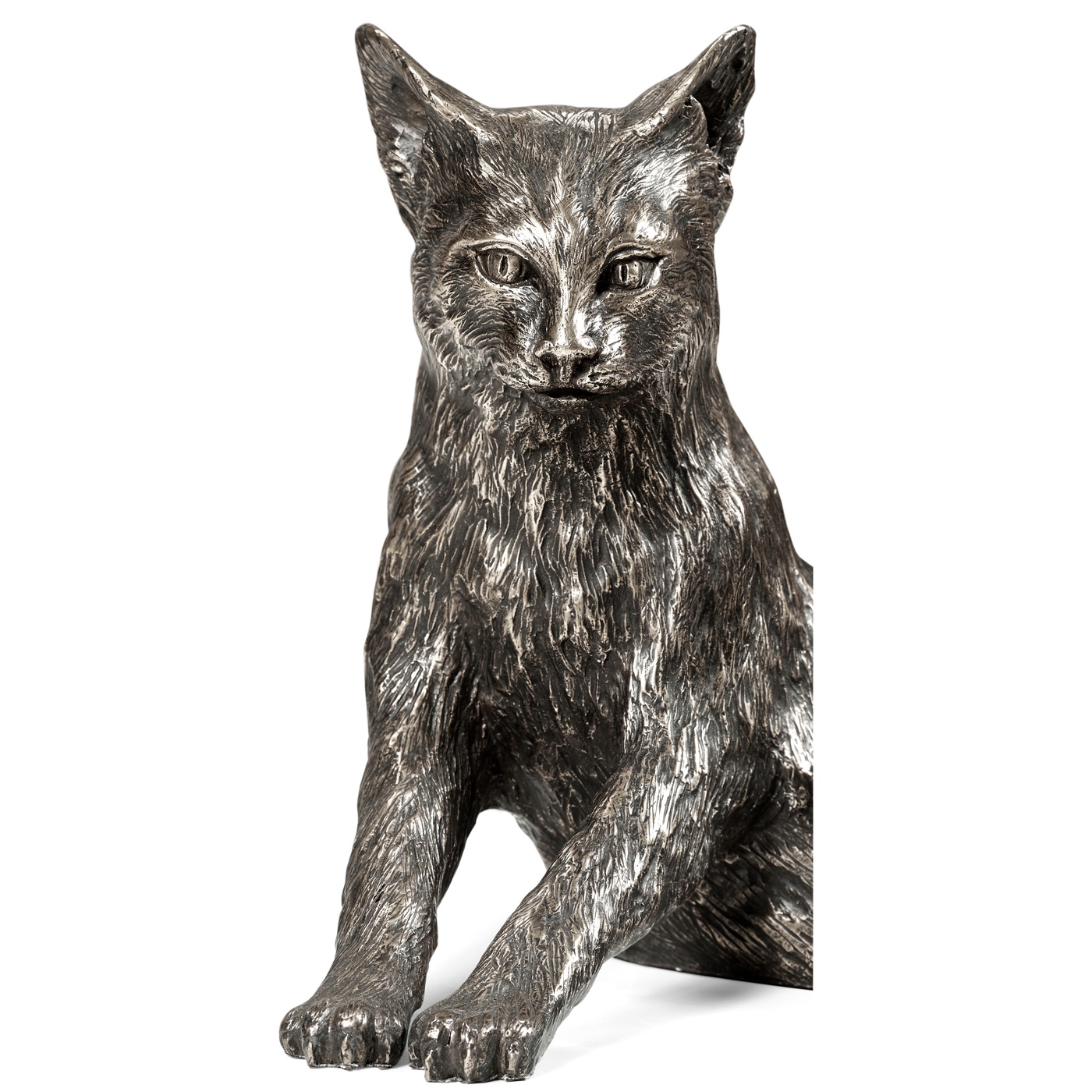 Antique Dark Bronze Cat