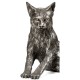 Antique Dark Bronze Cat