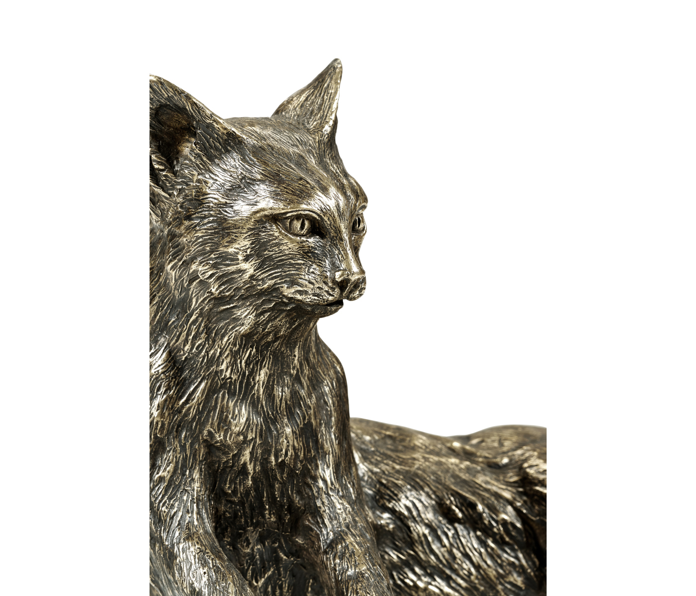 Antique Dark Bronze Cat