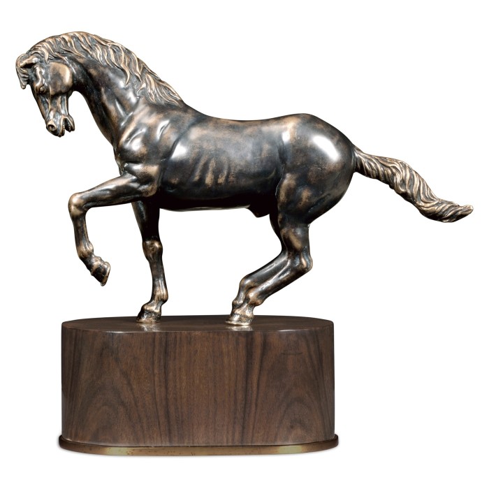 Antique Dark Bronze Horse