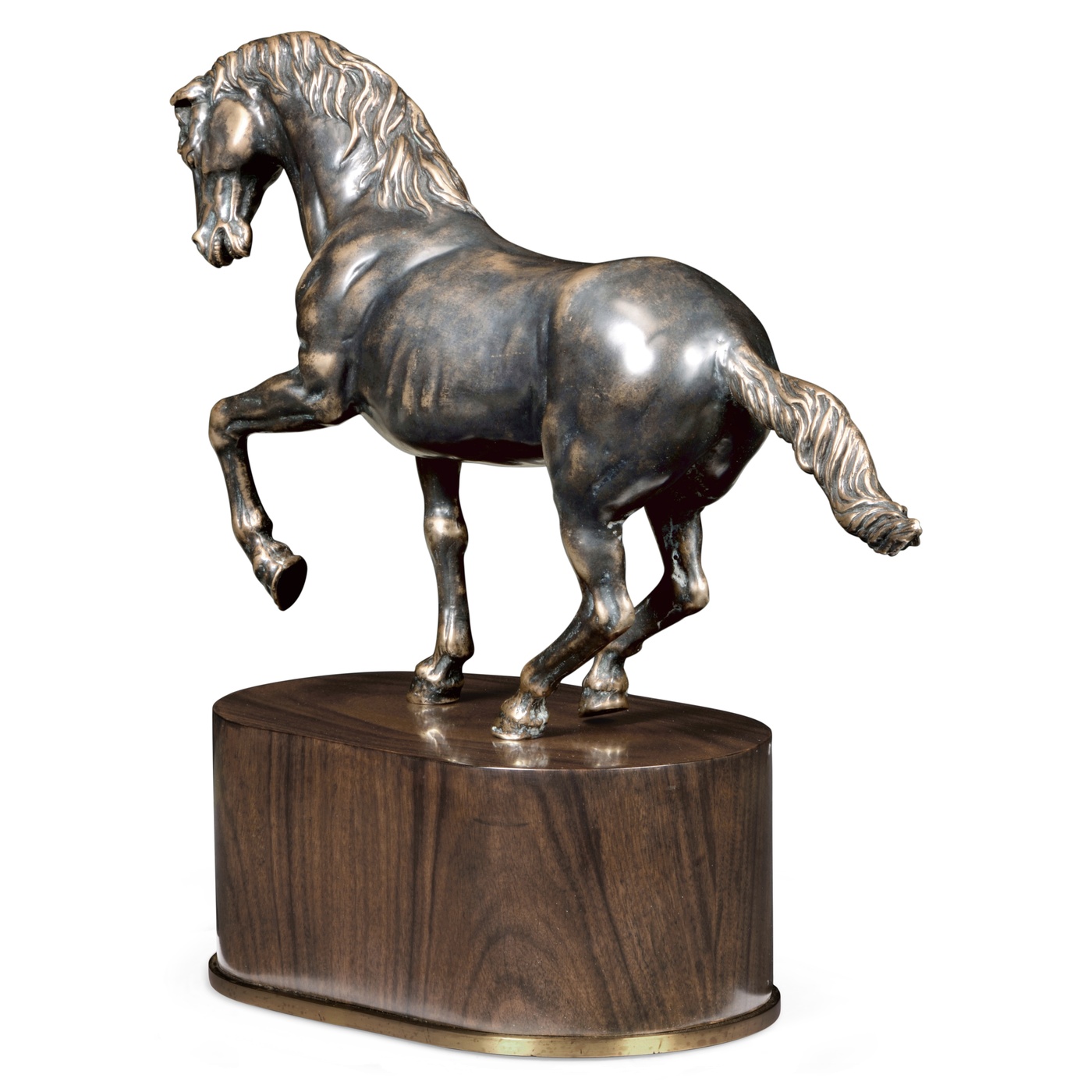 Antique Dark Bronze Horse