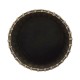 Woven Light Antique Brass Pencil Cup