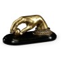 Antique Brass Hand Paperweight