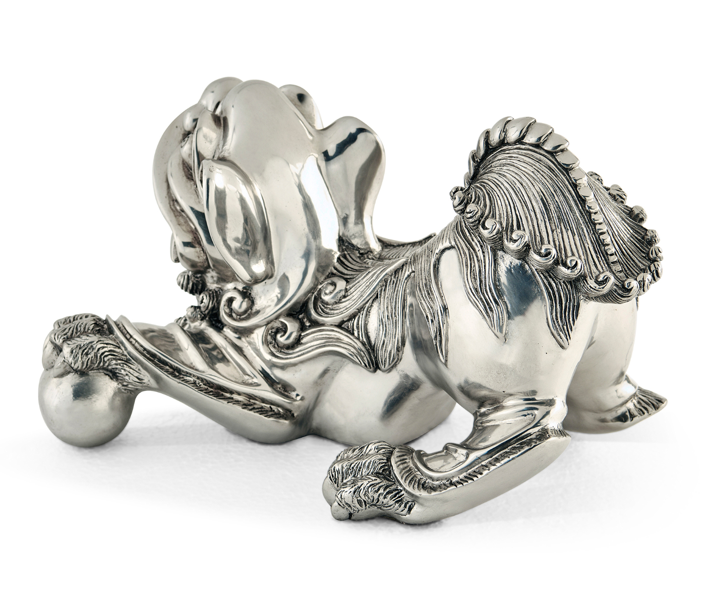 Antique Stainless Steel Foo Dog