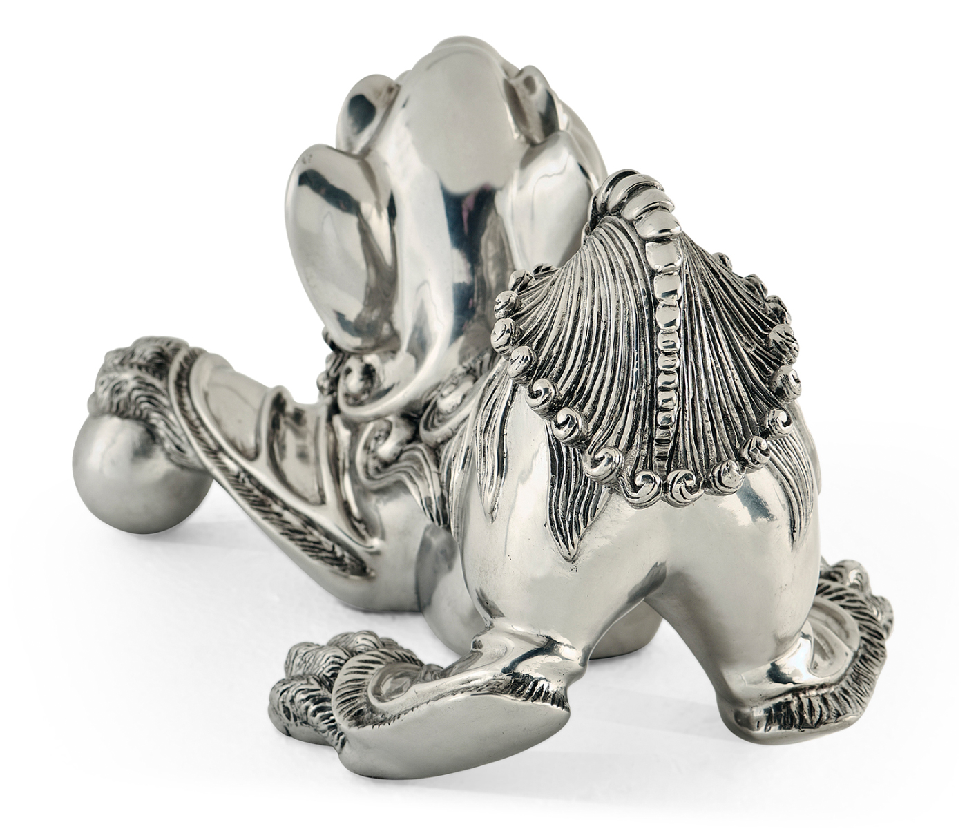 Antique Stainless Steel Foo Dog