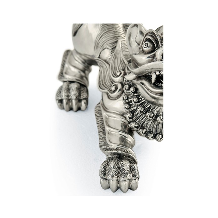 Antique Stainless Steel Foo Dog