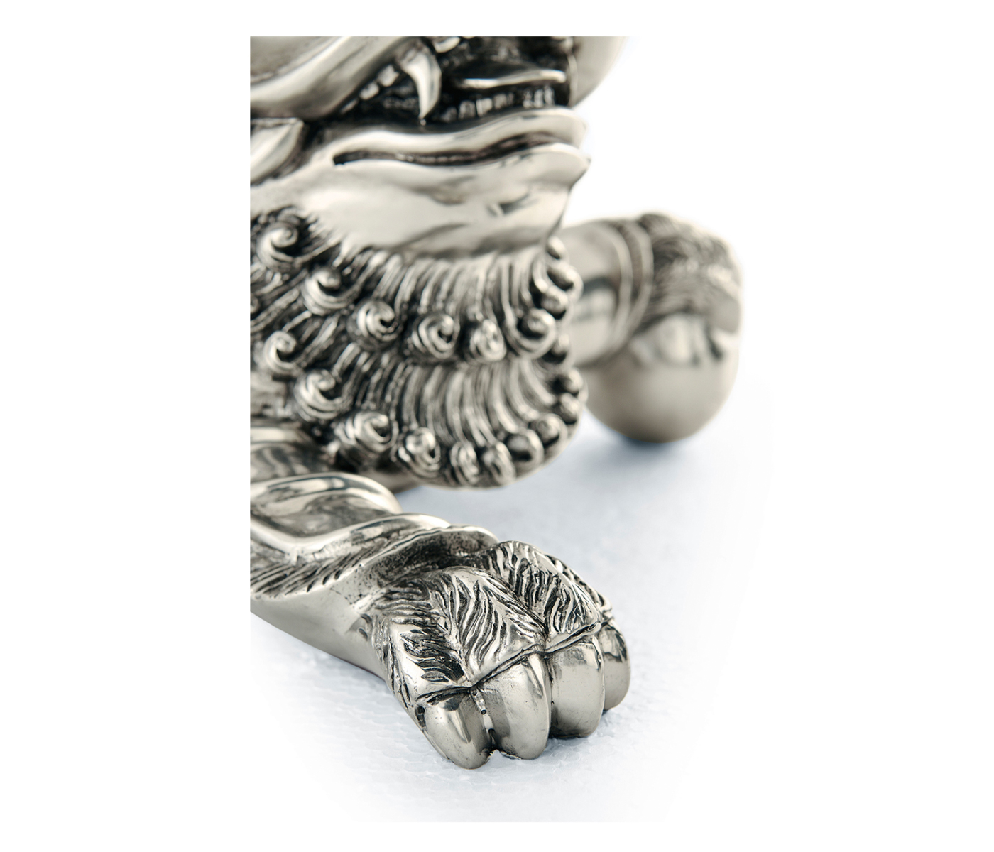 Antique Stainless Steel Foo Dog