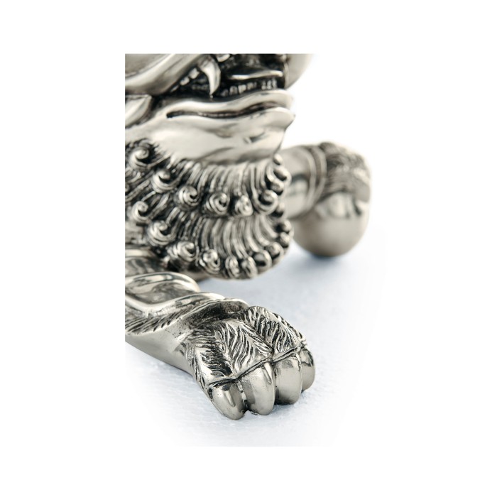 Antique Stainless Steel Foo Dog