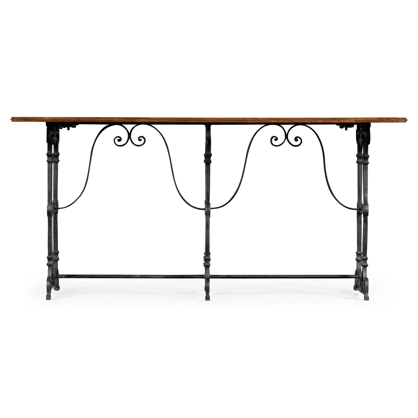 Rectangular Caledonian Daniella & Burl Walnut Hunt Table 63