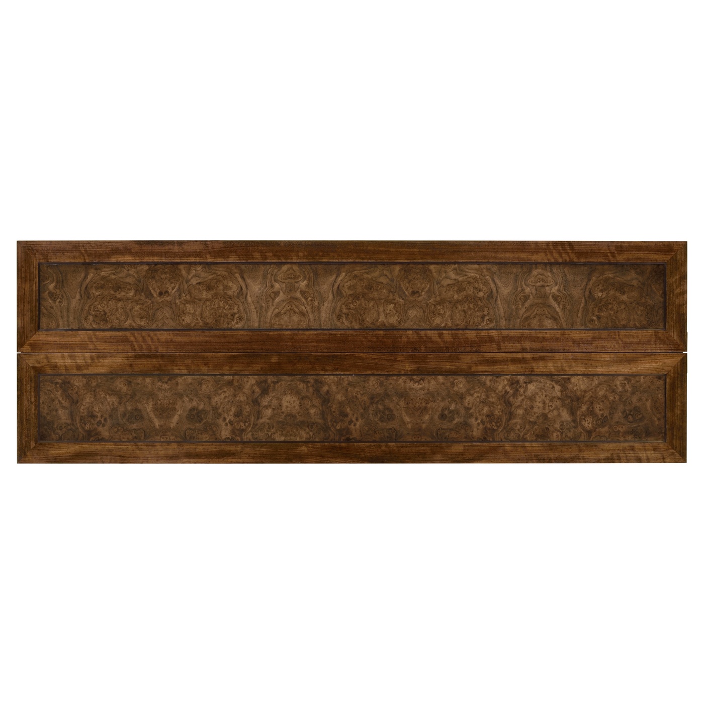 Rectangular Caledonian Daniella & Burl Walnut Hunt Table 63