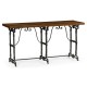 Rectangular Caledonian Daniella & Burl Walnut Hunt Table 63