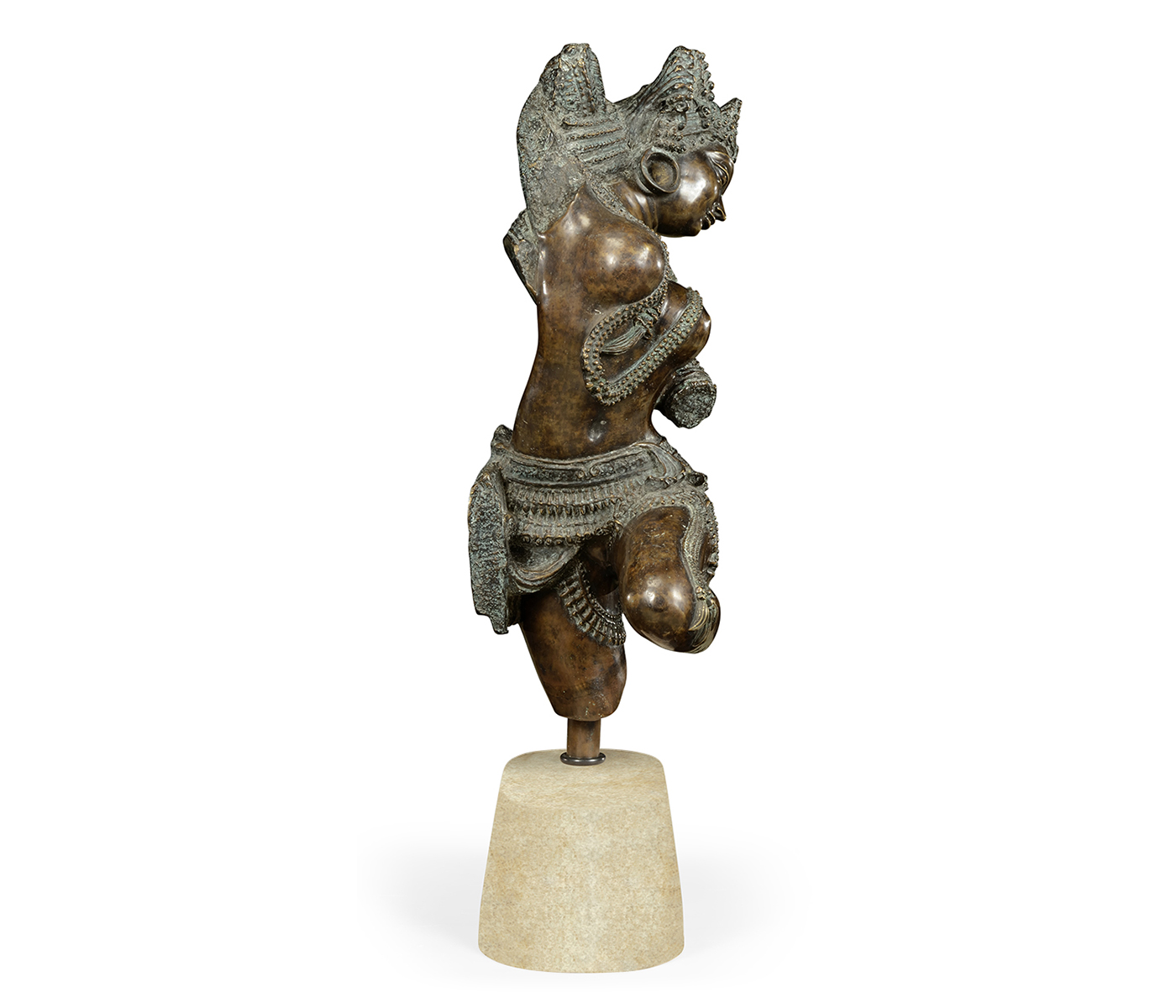 Antique Bronze Dancing Celestial Deity
