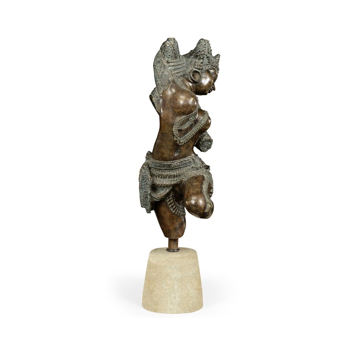 Antique Bronze Dancing Celestial Deity