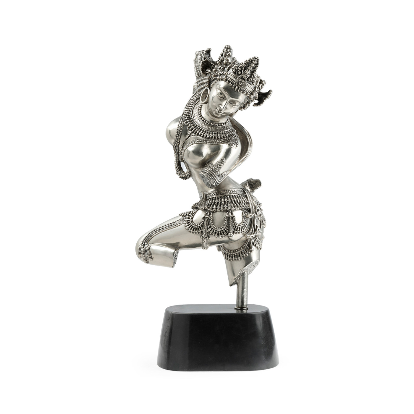 Antique Stainless Steel Dancing Celestial Deity