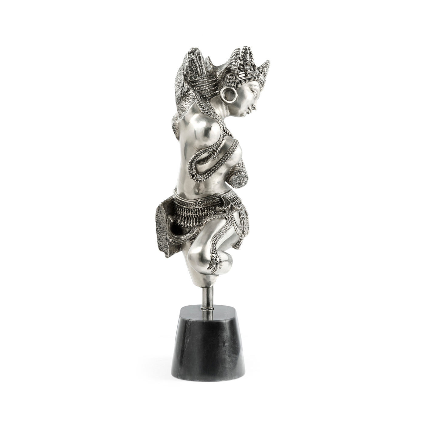 Antique Stainless Steel Dancing Celestial Deity