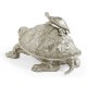 White Stainless Steel Turtle Container