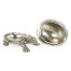 White Stainless Steel Turtle Container