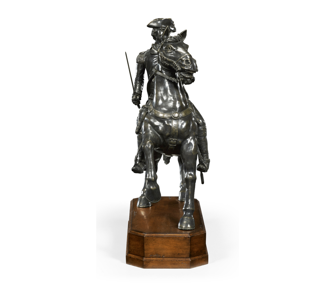 Dark Antique Bronze George Washington Statue