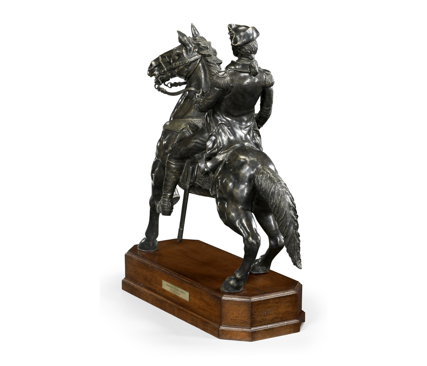 Dark Antique Bronze George Washington Statue