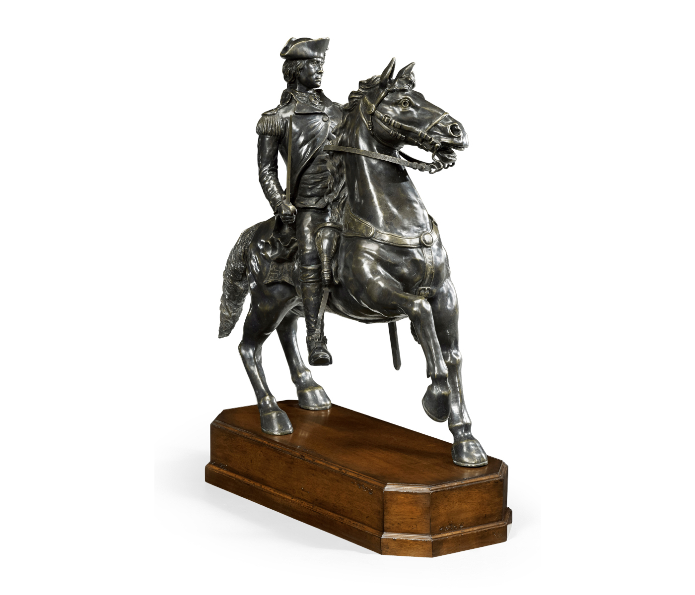 Dark Antique Bronze George Washington Statue